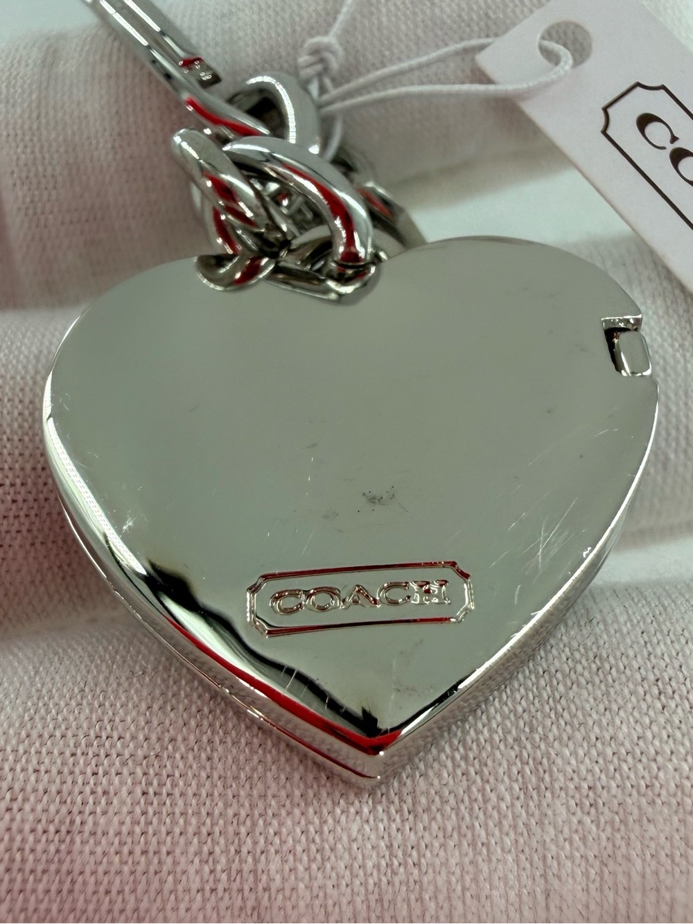 NWT Coach Heart Photo Keychain - Picture 6 of 9